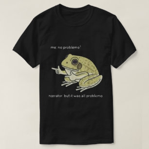 Inget Problemo Rolig Groda Meme Design T Shirt