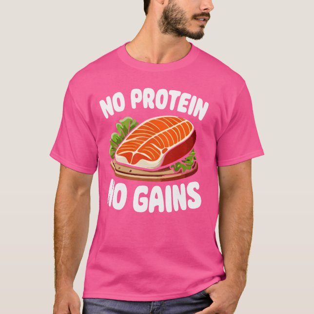 Inget protein, ingen vindrutetyp t shirt (Framsida)