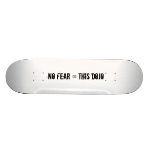 inget rädsla = detta dojo-kortlek skateboard bräda 21,5 cm