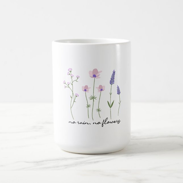 Inget regn inga blommor Wildflower T-Shirt Kaffemugg (Center)