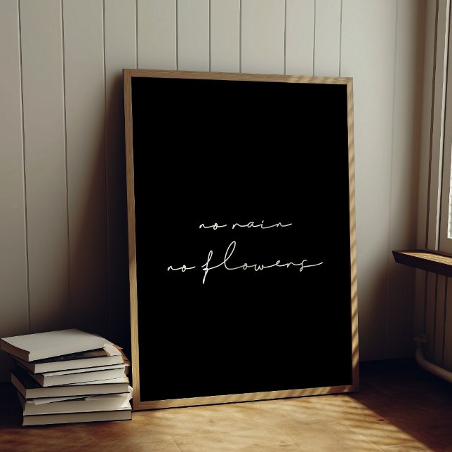 Inget regn på blommor poster (Skapare uppladdad)