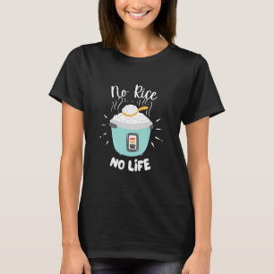 Inget Ris Inget Liv Ris Kinesisk Asiatisk Mat Fi T Shirt
