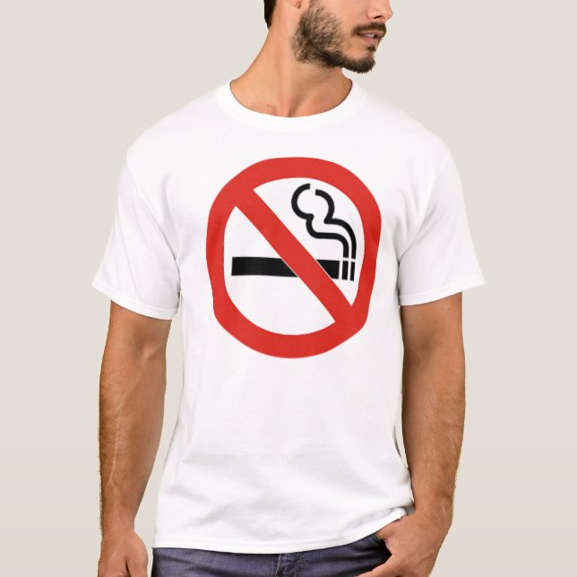 Inget - röka skjortan t shirt (Framsida)