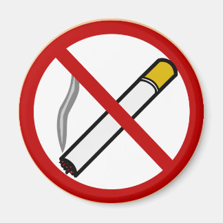 Inget röktagnetnät magnet