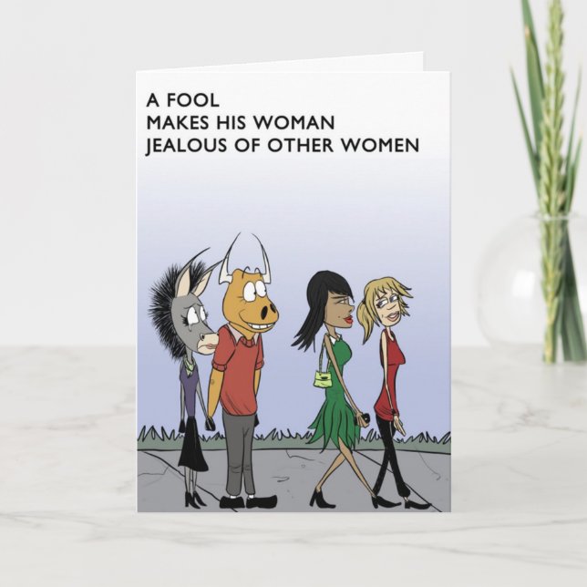 Inget rum för Jealousy Kort (Framsida)