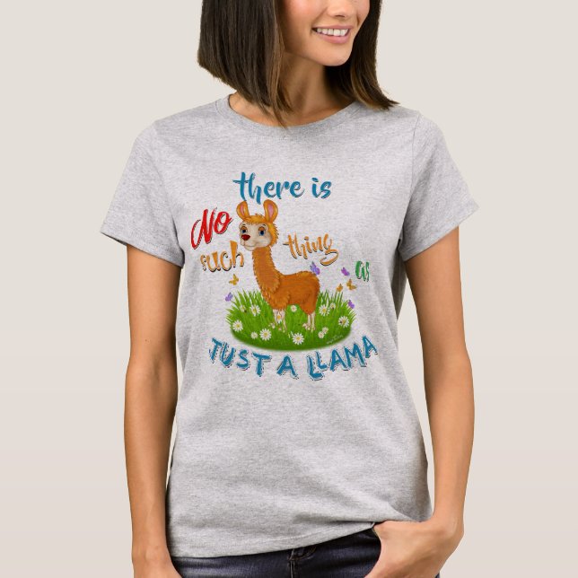 INGET sak SOM BARA LLAMA Tee Shirt (Framsida)