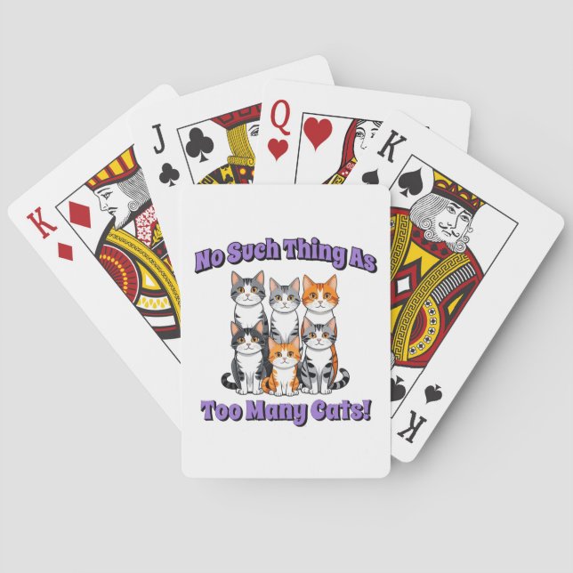 Inget Sak som för många katter! Casinokort (Baksidan)