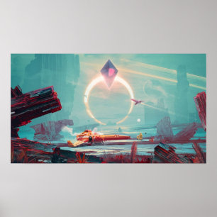 Inget sätt för Himlar att Flyta Diamond-spel Poster