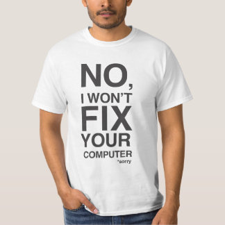 Inget ska jag inte knipan din dator t-shirt