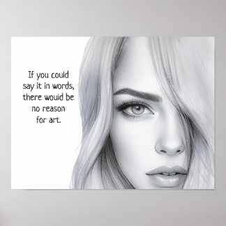 INGET SKÄL TILL ART — POSTER