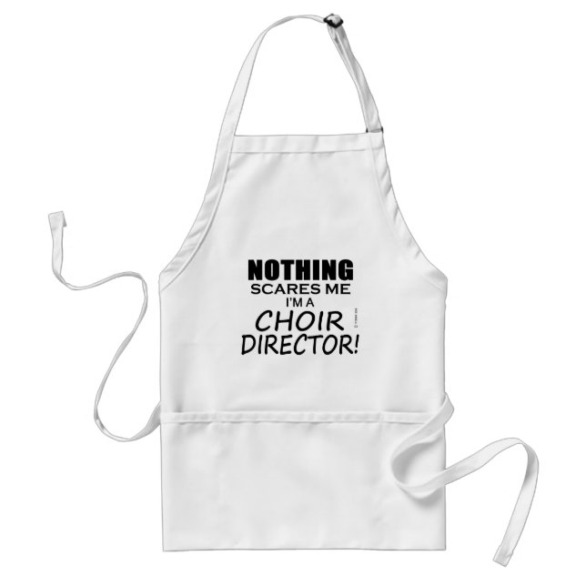 Inget Skrämmer mig Choir Director Förkläde (Framsidan)