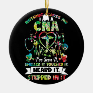 Inget Skrämmer mig CNA... Jag har sett det luktar Julgransprydnad Keramik