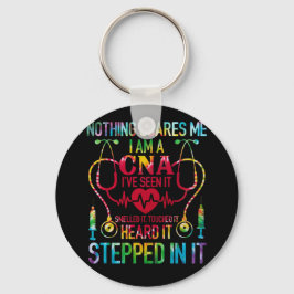 Inget Skrämmer mig CNA-sjuksköterskejobb Älskare C Nyckelring