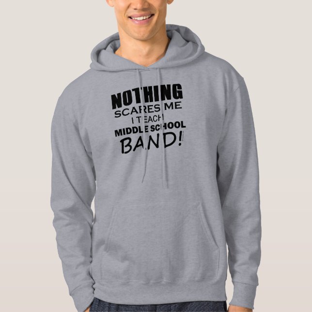 Inget Skrämmer mig Mitten School Band Hoodie (Framsida)