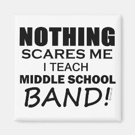 Inget Skrämmer mig Mitten School Band Magnet