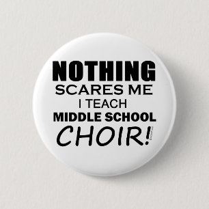 Inget Skrämmer mig Mitten School Choir Knapp