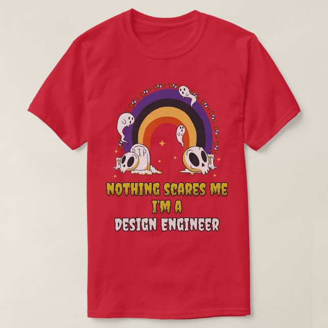 Inget Skrämmer mig om jag är ett designprogram i I T Shirt (Design framsida)