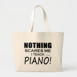 Inget Skrämmer mig Piano Jumbo Tygkasse