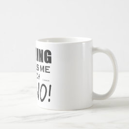 Inget Skrämmer mig Piano Kaffemugg