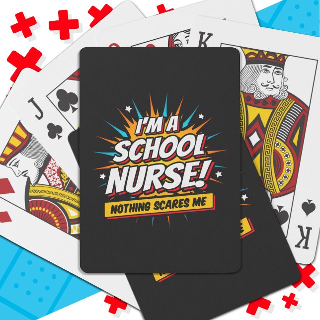 Inget Skrämmer min skolsjuksköterskeuppskattning Casinokort (Skapare uppladdad)