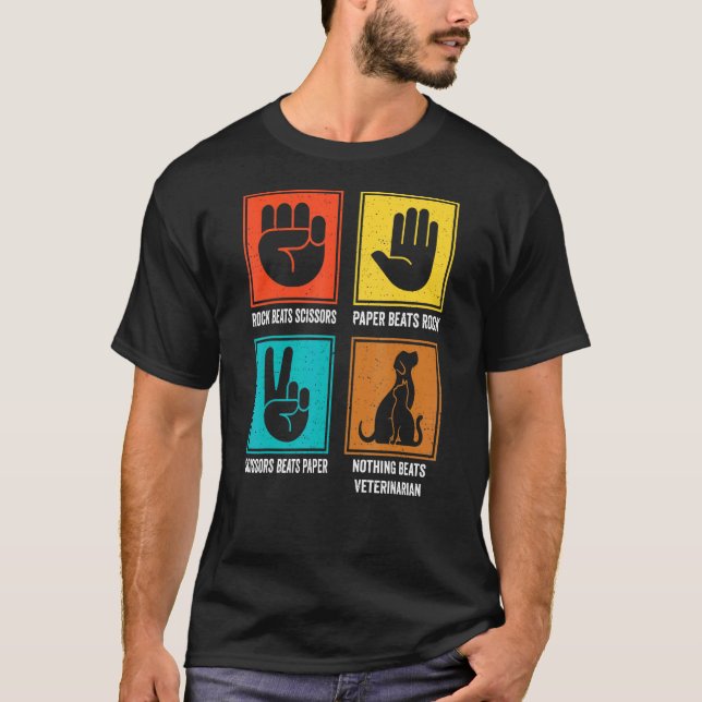 Inget slag mot veterinär veterinär veterinär Vet D T Shirt (Framsida)