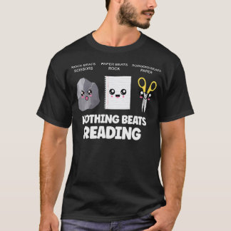 Inget Slår Att Läsa Sten Sax Påse Roligt Bo T Shirt