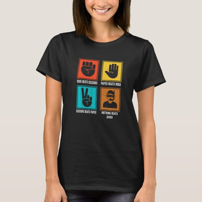 Inget slår dykardykdykare Coola under vatten T Shirt (Framsida)