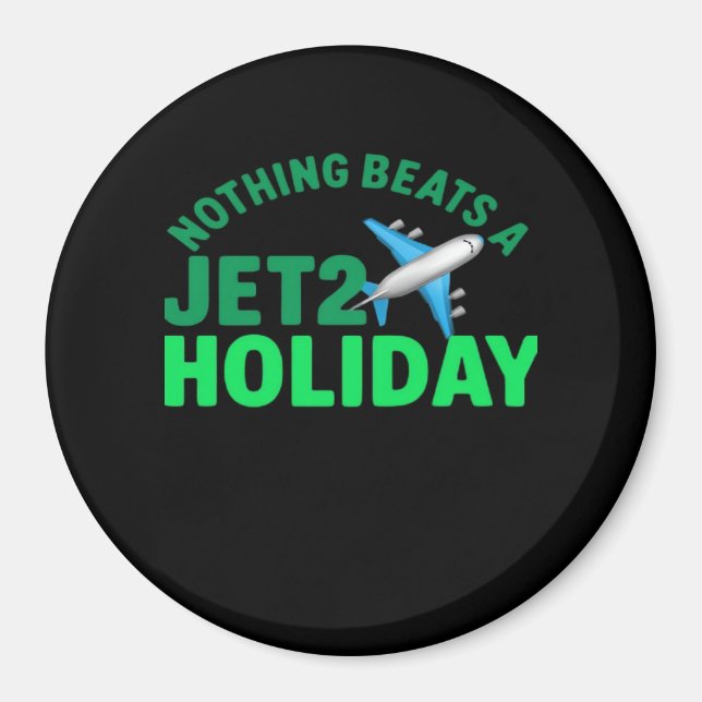 Inget slår ett Jet2-Helgdag-virus och -minne Magnet (Framsidan)