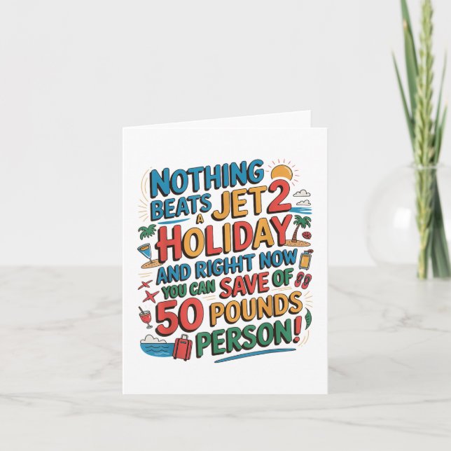 Inget slår ett Jet 2-Helgdag-fungerande virusInter Kort (Framsida)