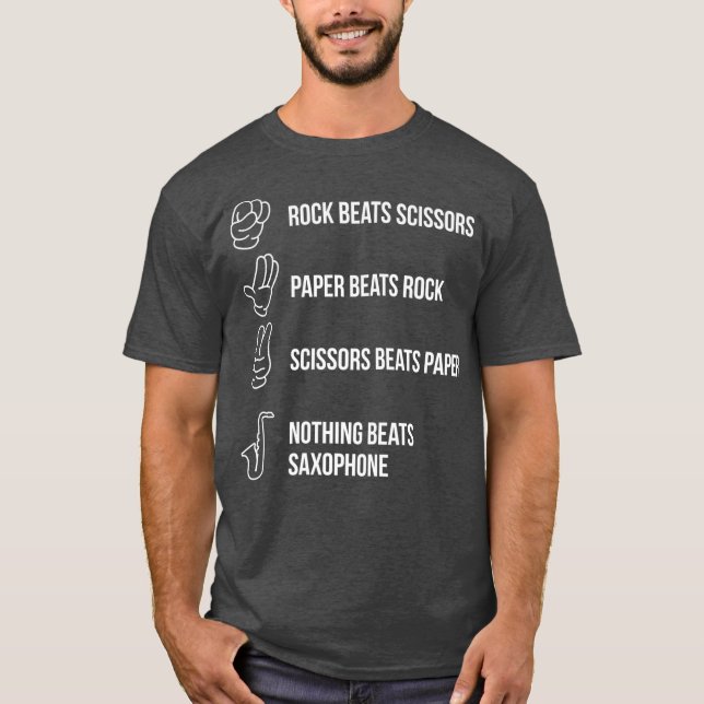 Inget slår ett saxofongift för Jazz Tenor T Shirt (Framsida)
