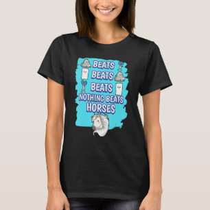 Inget slår hästarna Sten Pappra saxar Game Hors T Shirt