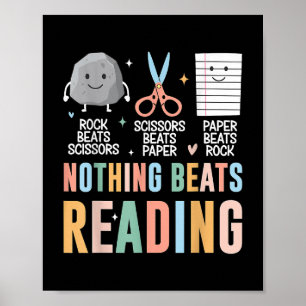 Inget slår när man läser Sten Pappra saxar Funny B Poster