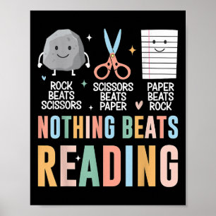 Inget slår när man läser Sten Pappra saxar Funny B Poster