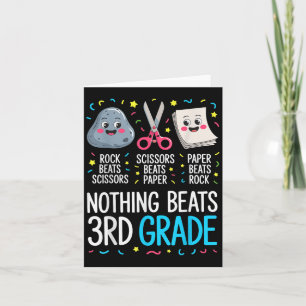 Inget slår tredje Klass-lejon Back to school Kids Kort