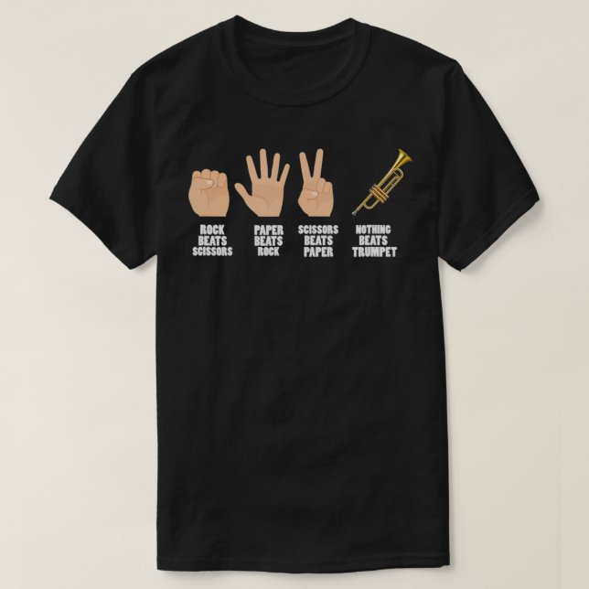 Inget slår trumpet t shirt (Design framsida)