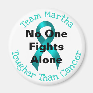 Inget slåss ensamen - Ovarian cancer Magnet