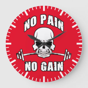 Inget smärta ingen Motivational affärsvinst - Stor Klocka