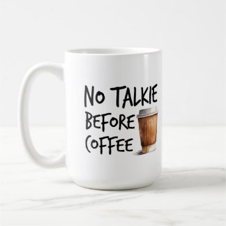 Inget snack före kaffe rolig älskare present kaffemugg