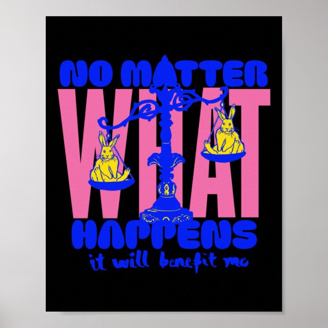 Inget som händer Sticker Poster (Framsidan)