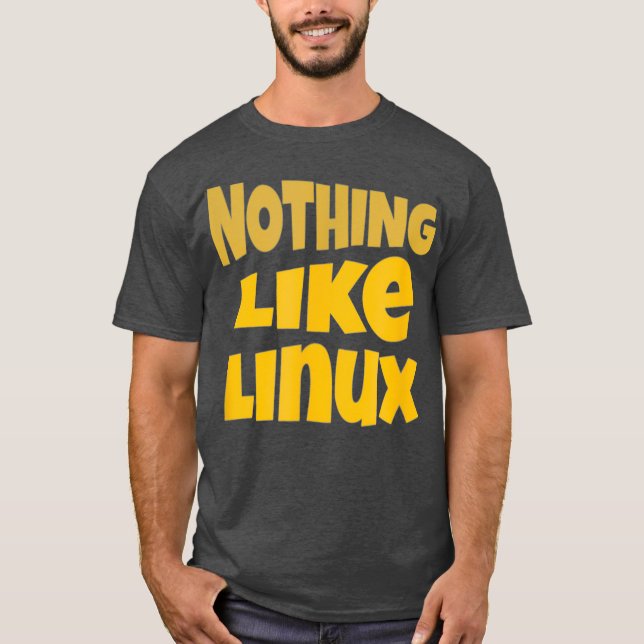 Inget som Linu T Penguin Tu Open Source Shirt (Framsida)