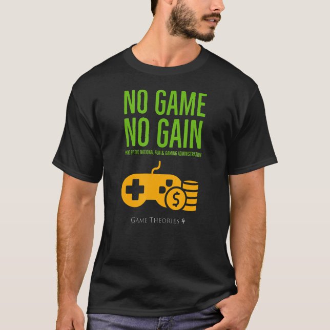 Inget spel - ingen Betalat speladministration fung T Shirt (Framsida)