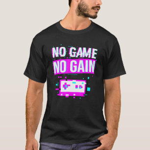 Inget spel - ingen bildspelsvideo om Pixel-spel T Shirt