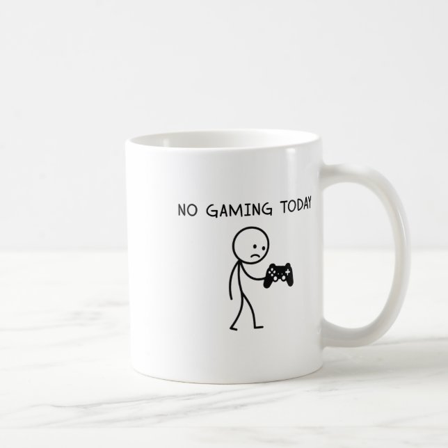 Inget spelande idag  kaffemugg (Höger)