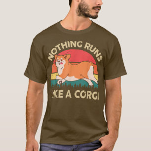 Inget Springa som en Corgi Pembroke Welsh Corgi T Shirt