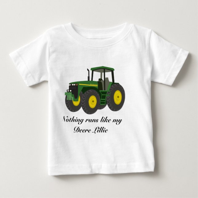 Inget springa som min Deere-tjej Tee (Framsida)