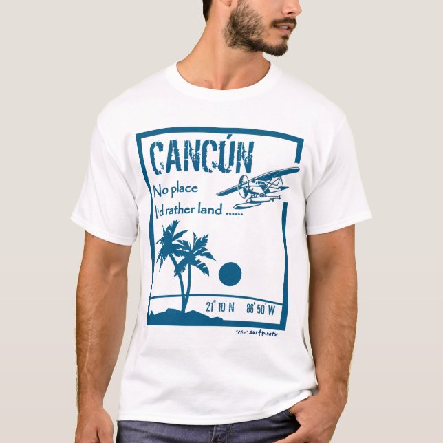 Inget ställe… Cancún Tee (Framsida)