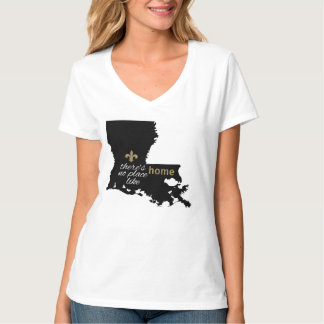 Inget ställenågot liknandehem - Louisiana T-shirt