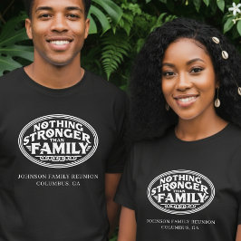 Inget starkare än familjesammanhållning svart t shirt