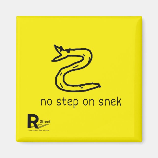 Inget steg på smygmagnet magnet (Framsidan)