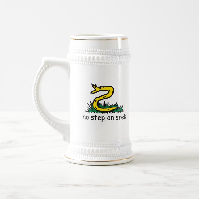 Inget steg på smygmemorandumet Gadsden parody Snek Sejdel (Vänster)